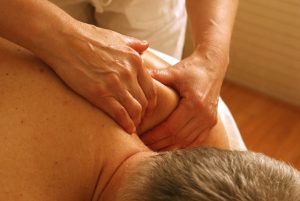 massage therapy on neck